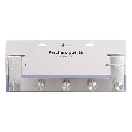 Perchero de Puerta con 5 Ganchos de Acero Inoxidable Market Suprem