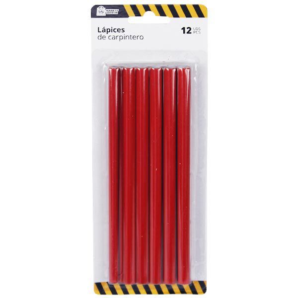 Lápices de Carpintero Market Suprem – Pack 12 uds