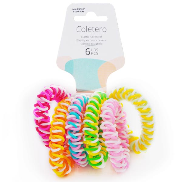 Coletero Plastico Market Suprem 6uds