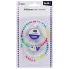 Alfileres de Colores Market Suprem 2x40uds
