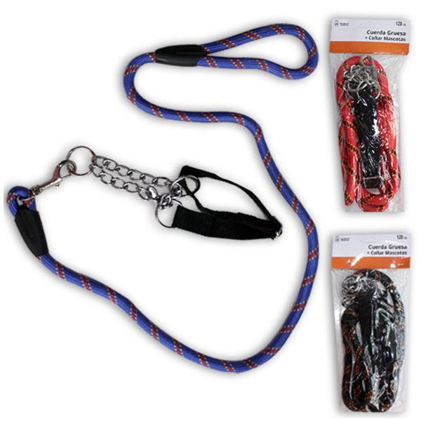 Cuerda Gruesa + Collar para Mascotas Market Suprem
