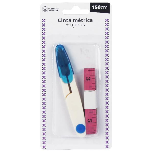 Cinta Metrica + Tijeras de Costura