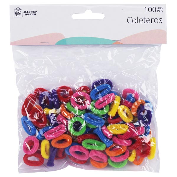 Coleteros Multicolor Market Suprem 100uds