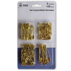 Set Imperdibles Dorados Market Suprem – 125 uds / 5 tamaños