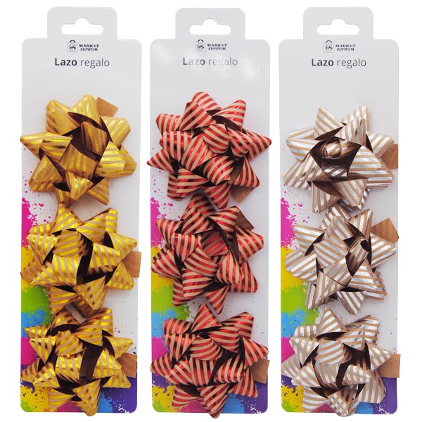 Lazos Decorativos para Regalo (Pack 3 uds.)