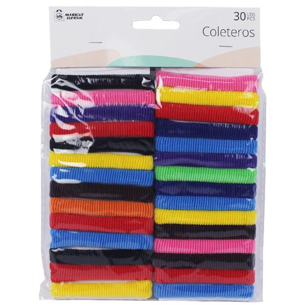 Coleteros multicolor Market Suprem 30uds