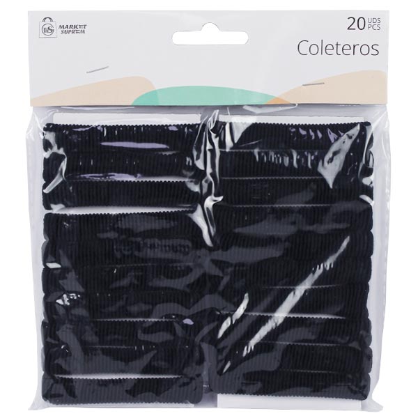 Coleteros Negros 20uds Market Suprem