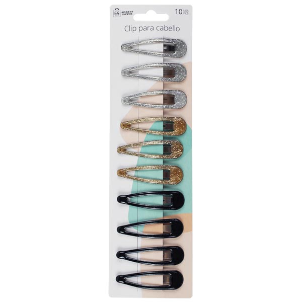 Clips para Cabello  10uds Market Suprem