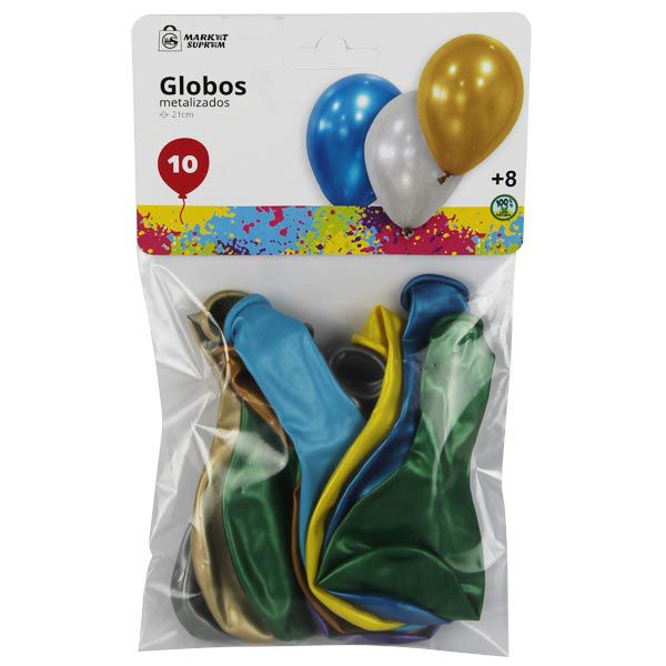 Globos metalizados (10 unidades) Market Suprem