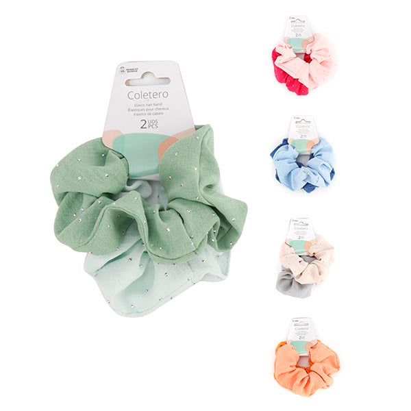 Coleteros de Tela con Brillitos Market Suprem – Pack 2 uds