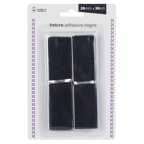 Velcro Adhesivo de Alta Resistencia (30 mm x 50 cm)