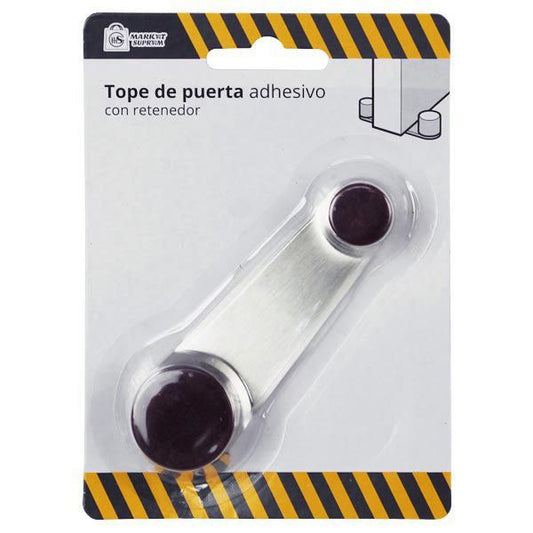 Tope de Puerta Adhesivo con Retenedor - Protección y Comodidad en tu Hogar