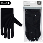 Gants en tissu noir et blanc