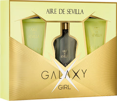 Coffret Aire de Sevilla Galaxy Girl - Parfum, Gel Douche et Crème Hydratante