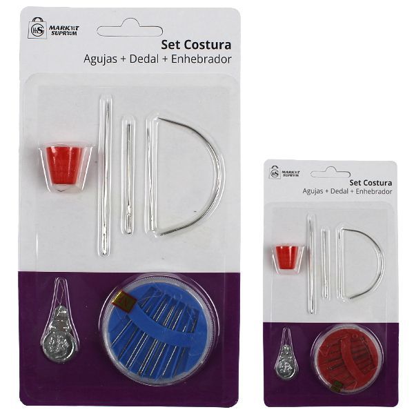 Set de Costura – Agujas + Dedal + Enhebrador Market Suprem