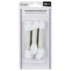 Cordoneras Blancas Market Suprem 3uds (2 Planas + 1 Redonda)