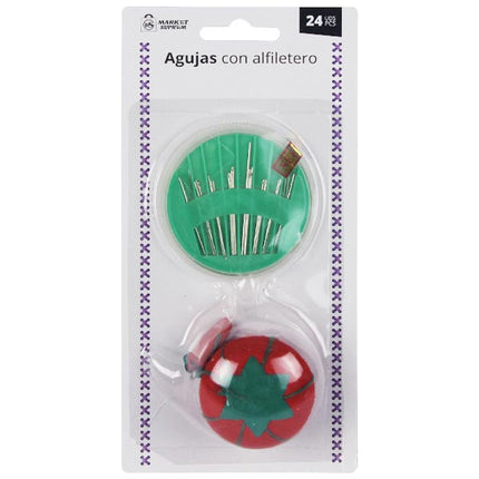 Pack Agujas + Alfiletero 24uds Market Suprem