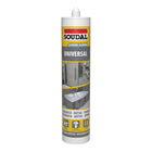 Silicona Acética Universal Soudal Aluminio