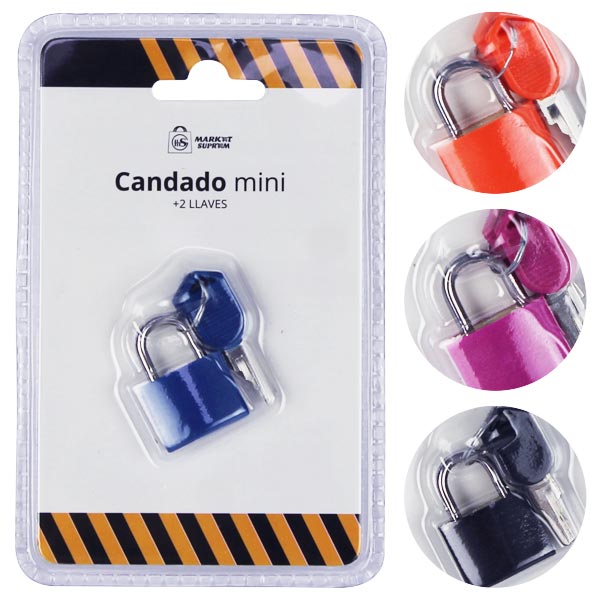 Candado Mini Market Suprem con 2 Llaves