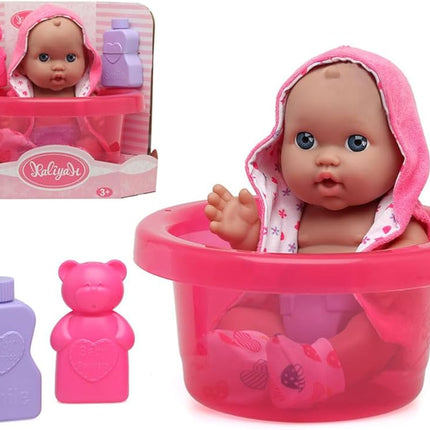 Poupée avec ensemble de bain - L'heure du bain amusante