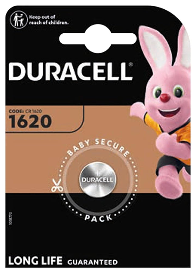 Pila Duracell CR1620 Litio – 1 Unidad