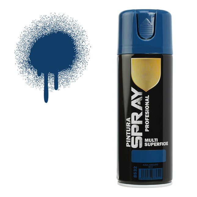 Pintura en Spray Profesional Multi-Superficie – Azul Oscuro