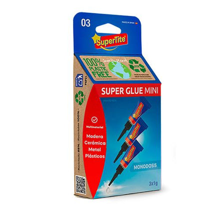 SuperTite Super Glue Mini – Monodosis 3x1 g