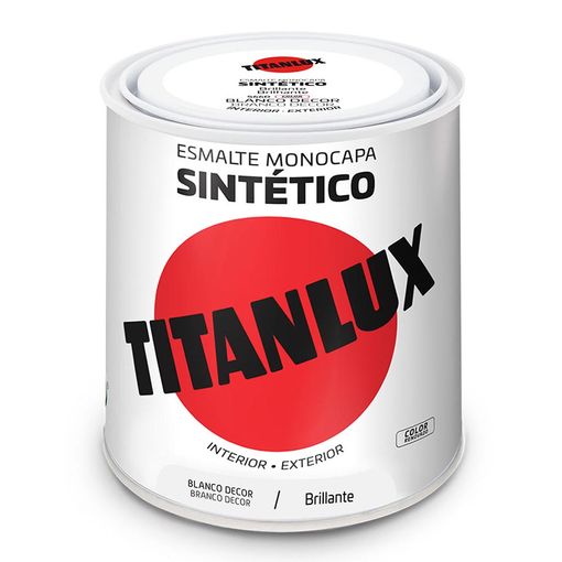 Esmalte Sintético Monocapa Titanlux Blanco Decor – Brillante