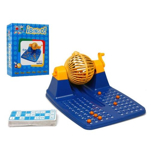 Jeu de bingo familial avec tambour rotatif et cartes - 90 boules incluses