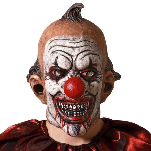 Máscara de Payaso Terrorífico Sangriento – Látex Realista