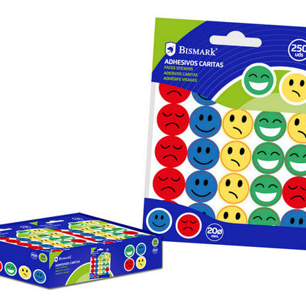 Adhesivos Caritas Bismark – 250 unidades