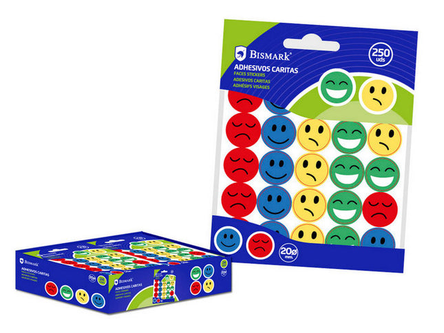 Adhesivos Caritas Bismark – 250 unidades
