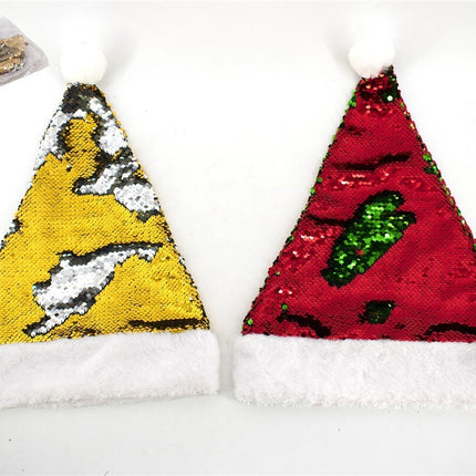 Chapeaux de Noël à paillettes réversibles – Étincelant et amusant à Noël