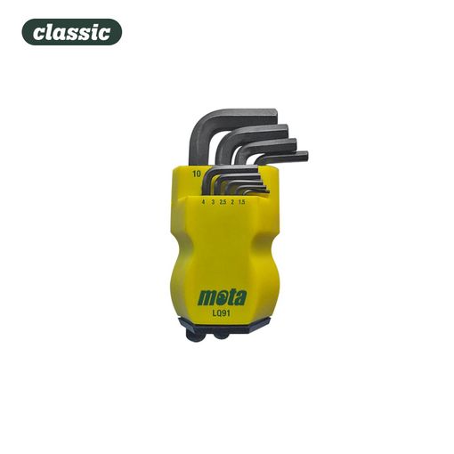 Set de Llaves Allen Mota L091 (6 Piezas con Estuche Compacto)