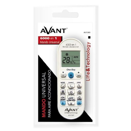 Mando Universal Para Aire Acondicionado Avant