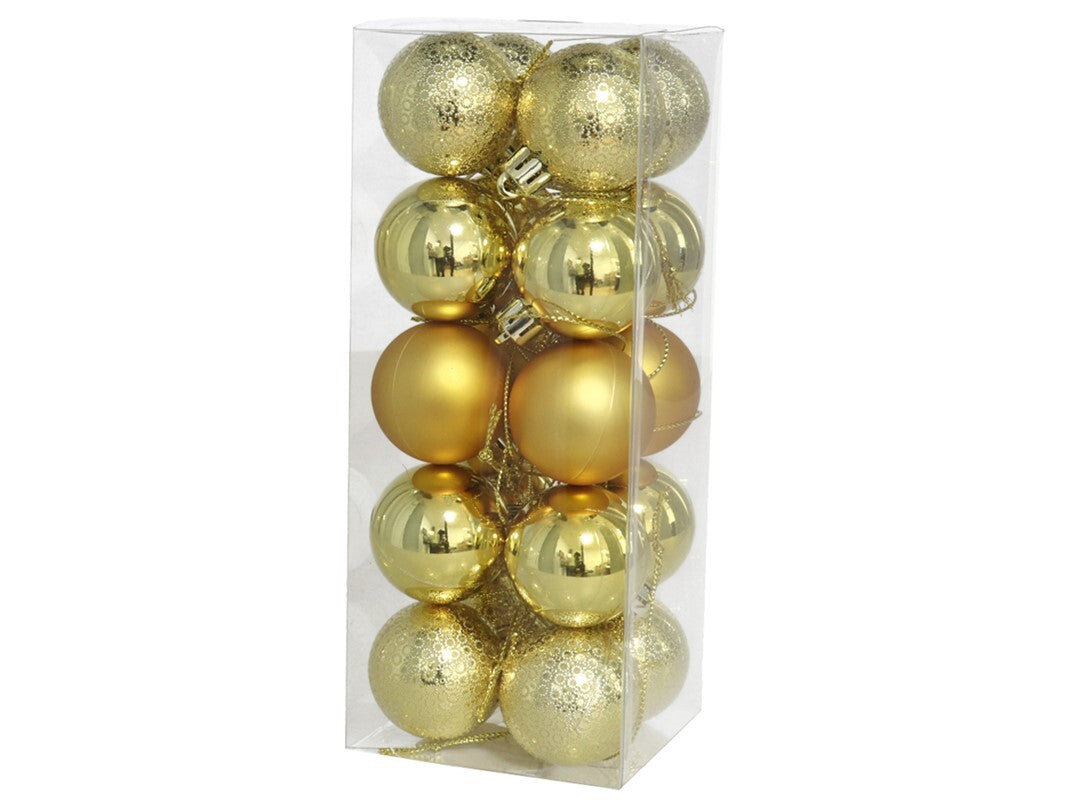 Set de Boules de Noël Or et Argent - Élégance et brillance pour votre décoration