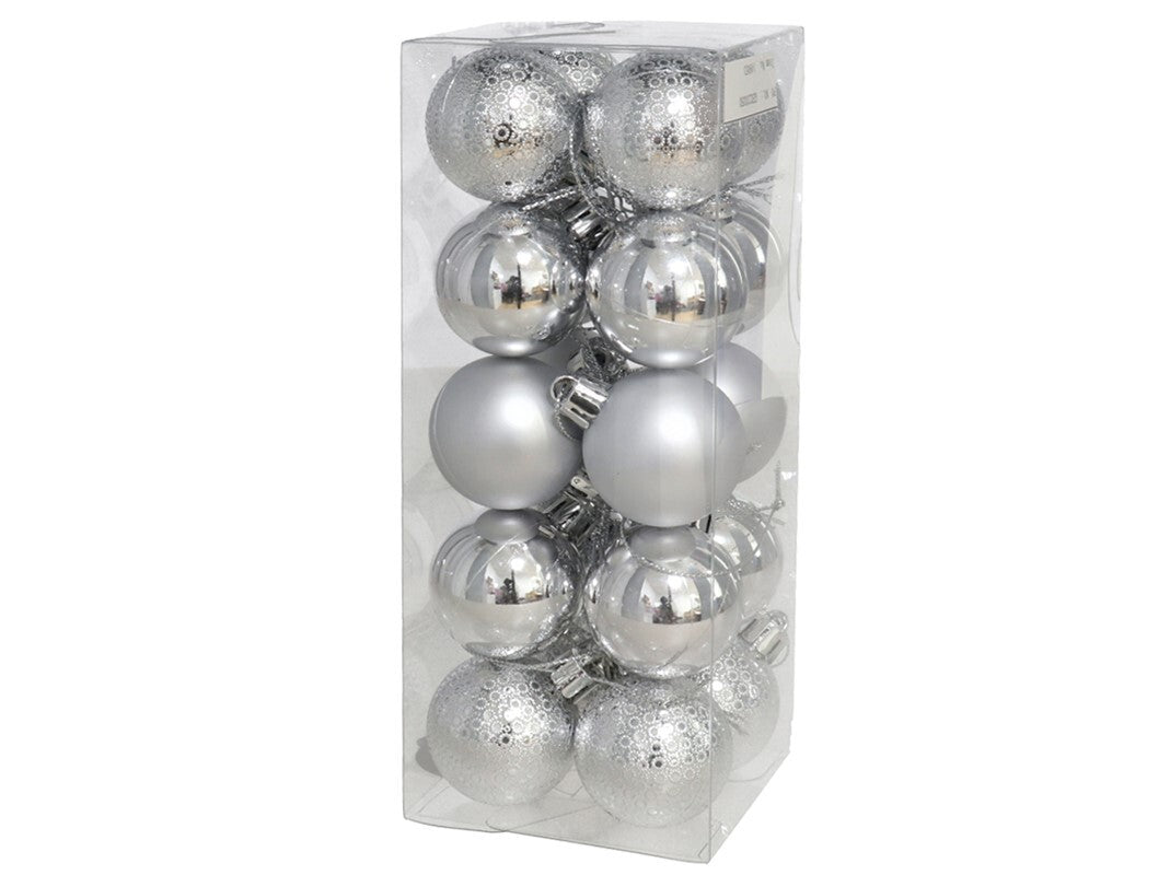 Set de Boules de Noël Or et Argent - Élégance et brillance pour votre décoration