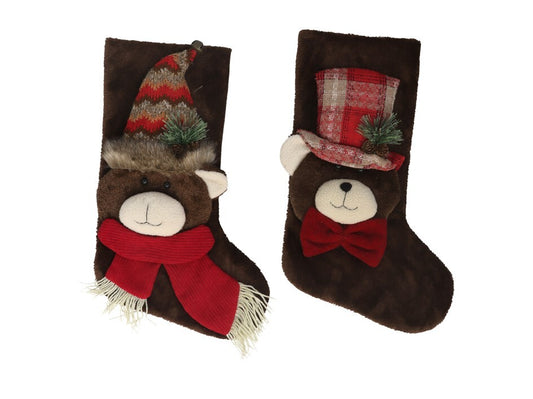 Botte de Noël avec Jingle Bell – Bear Design