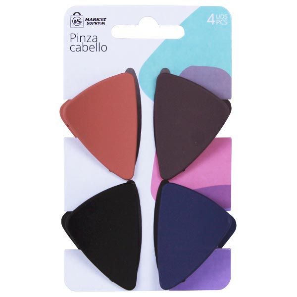 Set de Pinzas para Cabello Market Suprem – 4 uds