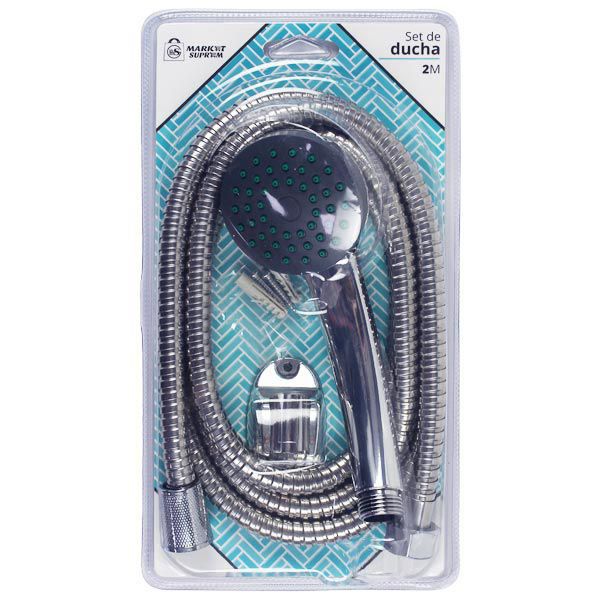 Set de Ducha con Soporte y Manguera 2M – Market Suprem