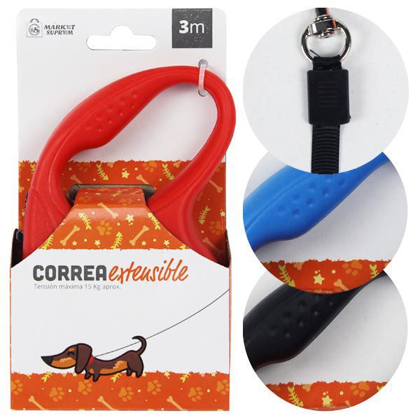 Correa para Perros Extensible Market Suprem
