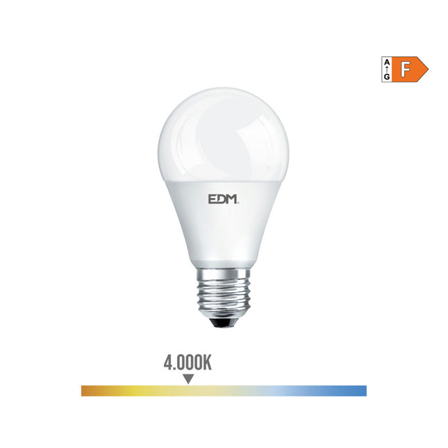 Bombilla LED EDM 10W E27 Luz Neutra 4000K