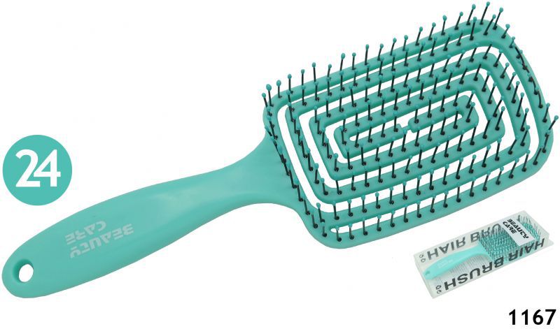 Brosse barbelée flexible – Démêlage doux et efficace