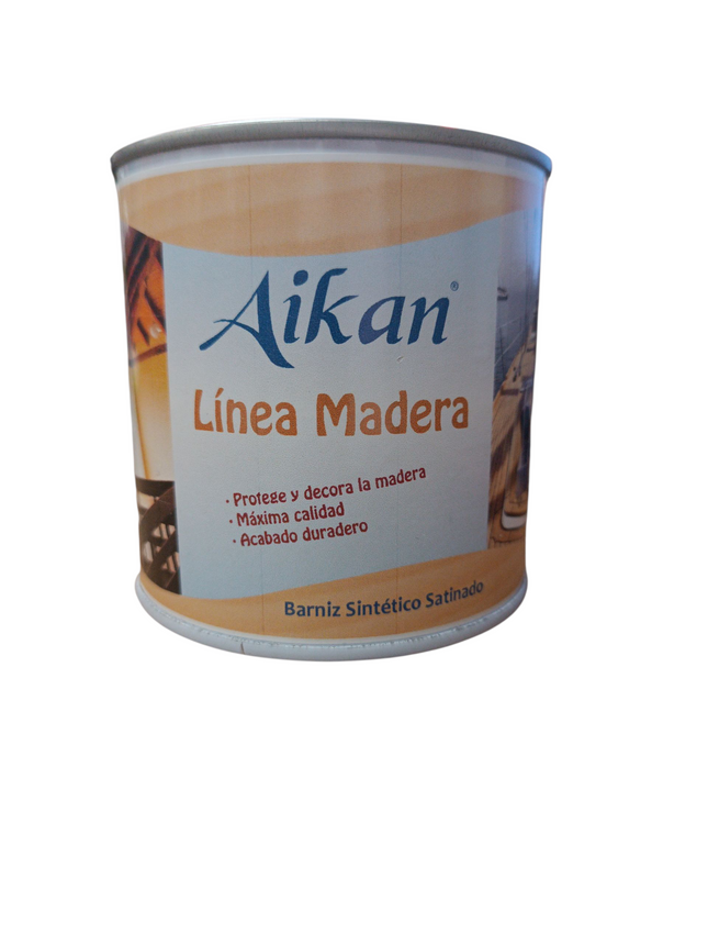 Barniz Sintético Satinado Aikan – Línea Madera