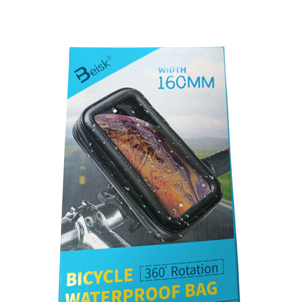 Bolsa Impermeable para Bicicleta Beisk BSK-5003 (Soporte Móvil 360°)