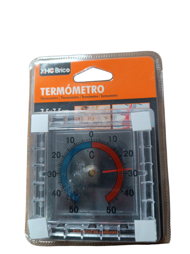 Termómetro XHC Brico 7.5x7.5cm
