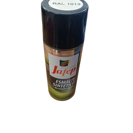 Spray Esmalte Sintético Jafep – RAL 1013 Blanco Perla
