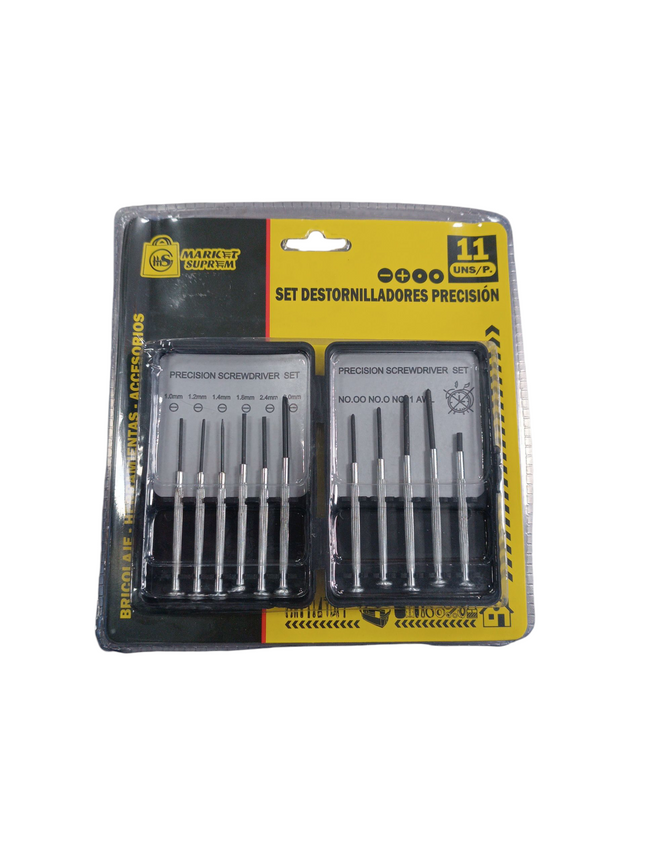 Set de Destornilladores de Precisión 11 Piezas – Market Suprem
