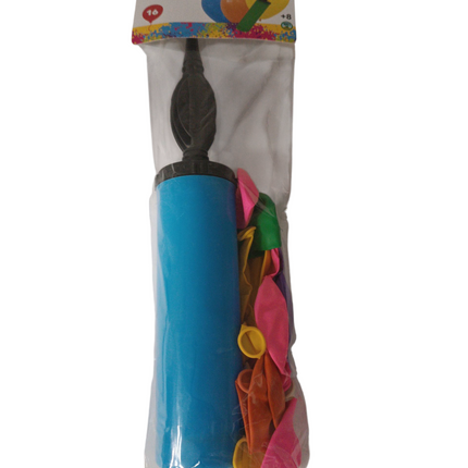 Set de Globos con Bomba Infladora Market Suprem (16 uds.)