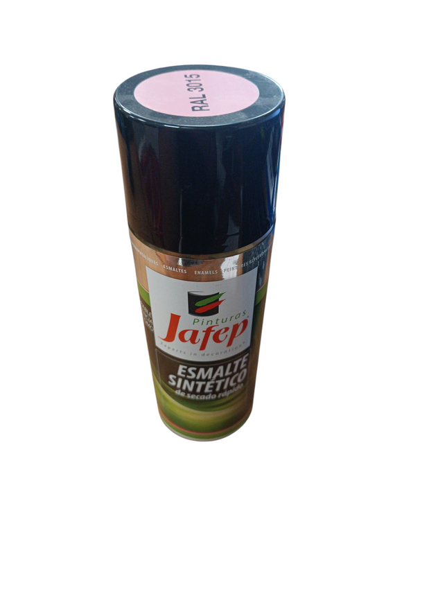 Spray Esmalte Sintético Jafep – RAL 3015 Rosa Claro